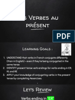 7 Core French - Re Ir Verbs Au Present