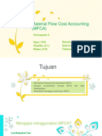 Material Flow Cost Accounting (MFCA) : Kelompok 6 Ages (30) Nindita (31) Rizka (34) Shania (36) Sheiren (37) Yohanes