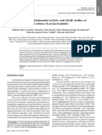 Synthesis, Antileishmanial Activity and QSAR Studies of 2 Chloro N Arylacetamides