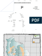 Mapa Gasifero de Bolivia