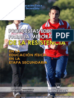 Wanceulen - Propuestas Educativas para La Mejora de La Resistencia en La Educación Física en La Etapa Secundaria PDF