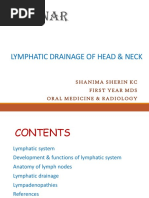 Lymphatic Drainage of Head & Neck