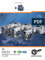 UNIVERSAL Worm Gear Units Si Und Smi