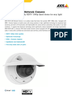 AXIS P3375-LVE Network Camera: Classic, Outdoor-Ready HDTV 1080p Fixed Dome For Any Light Conditions