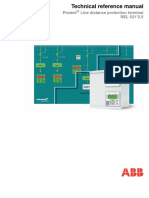 Technical Reference Manual: Protect Line Distance Protection Terminal REL 521 2.5