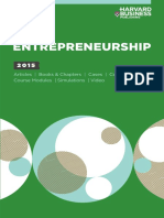 Entrepreneurship: Articles Books & Chapters Cases Core Curriculum Course Modules - Simulations - Video