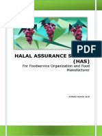 HALAL ASSURANCE SYSTEM HAS For Foodservi PDF