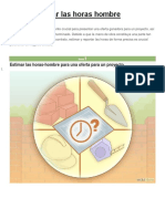 Cómo Calcular Las Horas Hombre