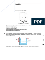 Fisica Exercícios de Hidrostática