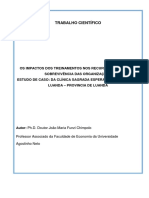 Os Impactos Dos Treinamentos Nos Recursos Humanos Na Sobrevivência Das Organizações