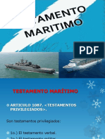 Testamento Maritimo