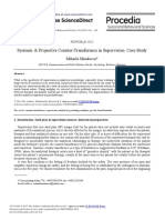 Syntonic & Projective Counter-Transference in Supervision. Case Study