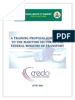 A Training Proposal Submitted To The Maritime Sector of The FMT