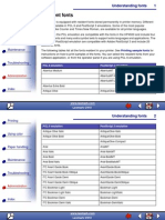 Resident Fonts: Printing