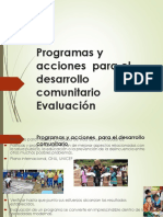 Evaluación de Programas