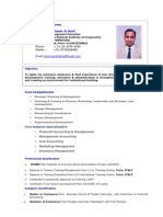 CV of P Sharma