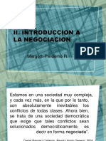 Introduccion A La Negociación