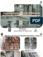 B2 - T3 - Diseño de Miembros de Concreto Armado Solicitados Por Corte