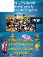 Leccion 15. Programacion-Actividades-iglesia Infantil