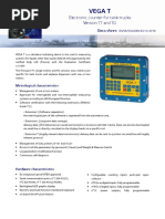 Vega T: Electronic Counter For Tank Trucks and