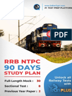 RRB NTPC 90 Days Study Plan