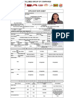 Applicant Data Sheet: 1st Priority