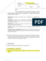 02 - Procedimiento de Evaluacion Del Cumplimiento Legal y Otros