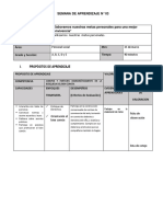 Sesion de La Elaboracion de Metas