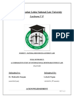 Natural Resources & Energy Law Seminar Paper FD