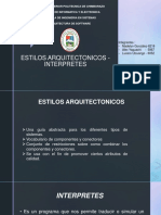 Estilos Arquitectonicos - Interpretes