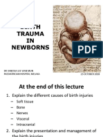 Birth Trauma IN Newborns: DR Vanessa Lee Wan Mun Paediatrician Hospital Melaka 23 OCTOBER 2018