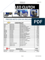 Lista Actualizada Valeo Clutch PDF