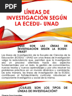 Líneas de Investigación Según La ECEDU UNAD