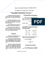 Integral Transformations As A Change of Basis in Vectorial Space