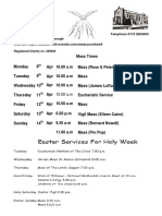 Monday Tuesday Wednesday Thursday Friday Saturday Sunday 8 9 10 11 12 13 14 Apr Apr Mass Mass (James Loftus) Apr Apr Apr Apr Apr Vigil Mass