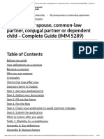 Sponsor Your Spouse, Common-Law Partner, Conjugal Partner or Dependent Child - Complete Guide (IMM 5289) - Canada - Ca PDF