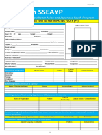 46th SSEAYP Application Form - Participating Youth 2019