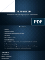 Hyperpyrexia: Definition: Fever Is Any Abnormal Elevation of The Body Temperature. Temperature 40c Is Called .