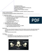 Lecture 1: Lumbar: Indirect Objectives