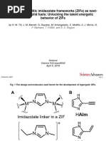 Hypergolic Zeolitic Imidazolate Frameworks (Zifs) As Next-Generation Solid Fuels: Unlocking The Latent Energetic Behavior of Zifs