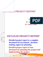 Detailed Project Report: Submittd By: Mr. Jatin K. Pael Mr. Vivek R. Patel