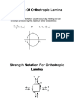 Strength of Orthotropic Lamina