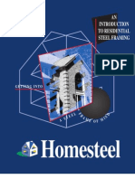 Light Gauge Galvanized Steel Framing: Homesteel