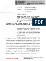 Apersonamiento Juez Penal - Ricardina