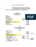 Caso Practico de Consolidacion de Estados Financieros