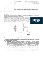 Control de Ángulo de Conducción de Tiristores SCR - TRIAC