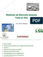 Medición de Mercurio Gaseoso Total en Aire Por Green Group