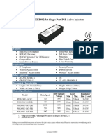 30W, Ieee802.3At Single Port Poe Active Injectors