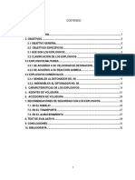 Clasificacion y Caracteristicas de Los Explosivos