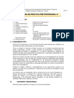 Sílabo de Practica Pre Prof. IV